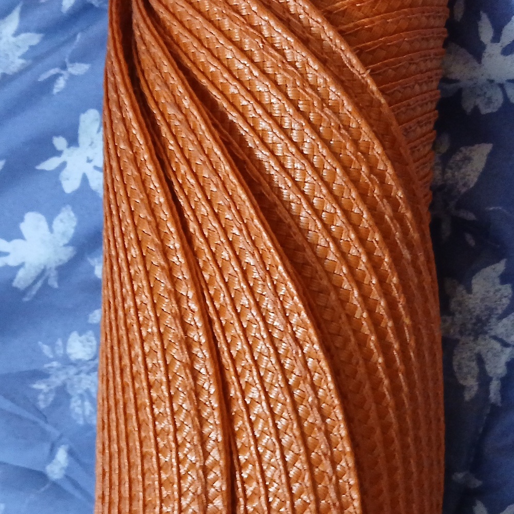 FunWheat Round Braided Placemats Set of 6 NWT